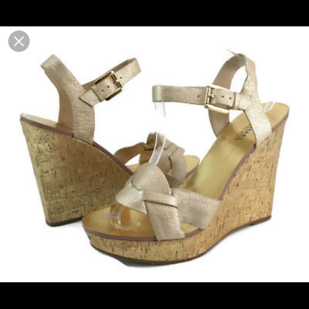 Michael Kors Wedge Sandals Size 7